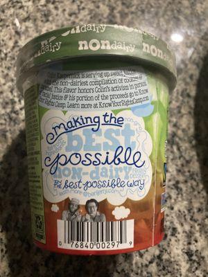 B&J & Colin Kaepernick's Vegan Ice Cream with a dope message, 08.11.2023.