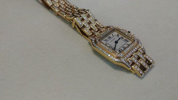 Cartier Panthera18K Gold & Diamond Watch