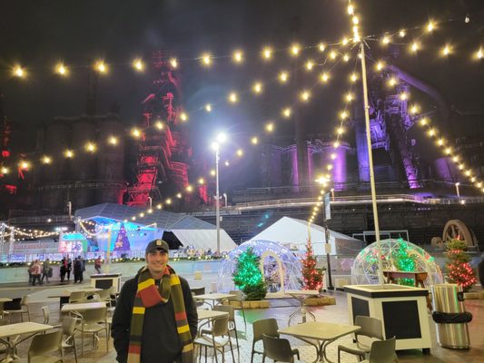 Igloos outside Artsquest