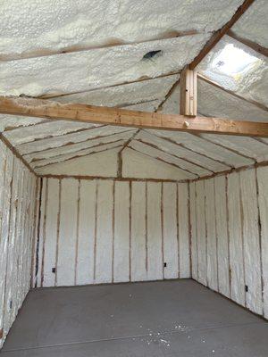 Open Cell insulation, no trim under-fill reduces much material waste for a greener installation.