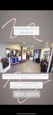 Come Visit our New, Beautiful Med Spa in the heart of Thousand Oaks!! (Across from the Janss Mall)