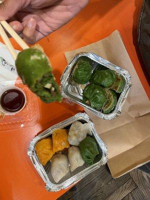 Dumpling Sampler & Veggie Dumpling