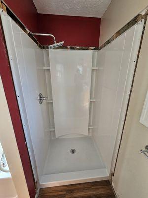 We offer fiberglass shower replacements to accommodate your renovations