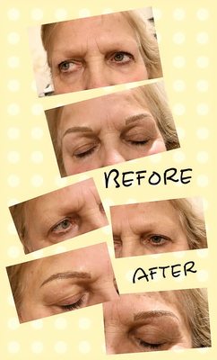 Microblading Eyebrow com up very natural also last over 2yers