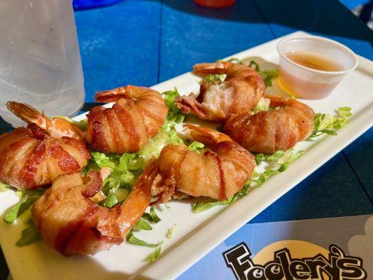 BACON WRAPPED SHRIMP $15