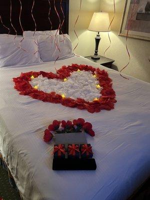 Customize hotel decor for your special night out