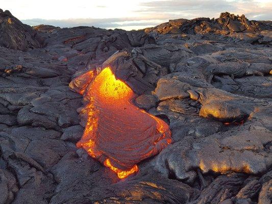 River of lava!