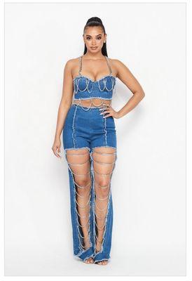 Jean two piece set