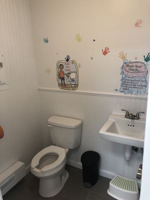 Preschooler bathroom