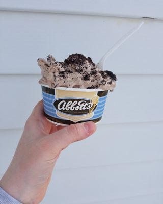 Double Fudge Oreo Frozen Custard!