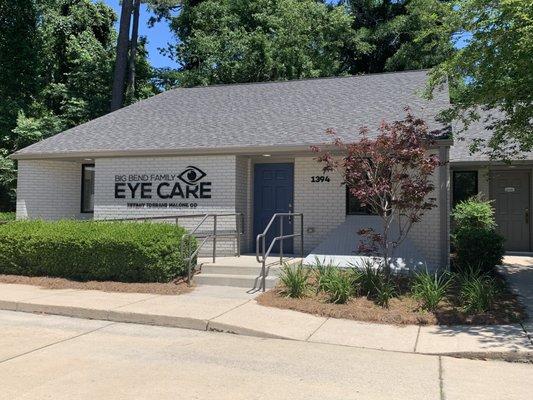 Our front entrance to our wonderful eye care facility