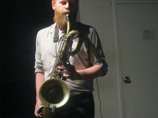 Jonah Parzen-Johnson is a virtuoso bari sax player