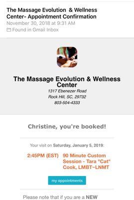 The Massage Evolution & Wellness Center