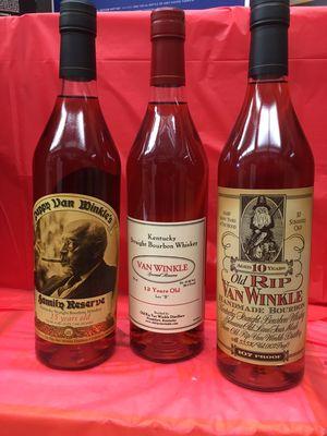 Pappy 10, 12 , 15 yr available ....