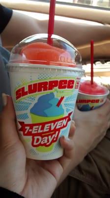 Happy 7/11 day! Free slurpee today from 11am-7pm.