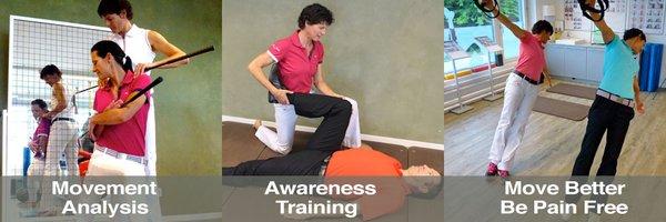 Feldenkrais Method: 1) Functional Integration® and 2) Awareness Through Movement® classes