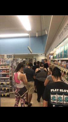 Every time I go this is how long the line is