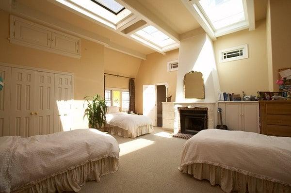 An example of a bedroom at The Victorian.