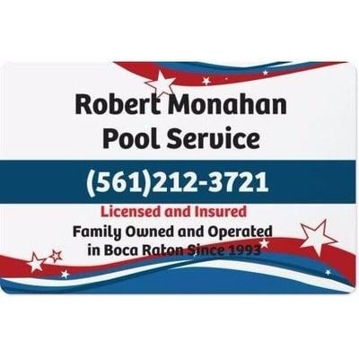 Robert Monahan Pool Service