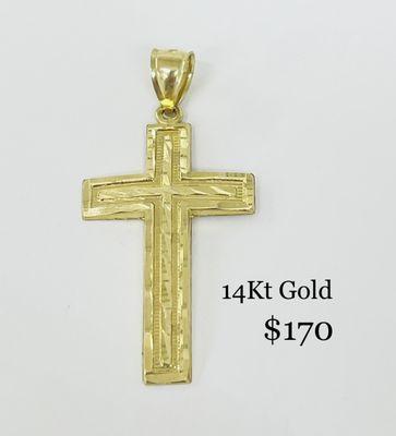 14Kt Real Gold Cross