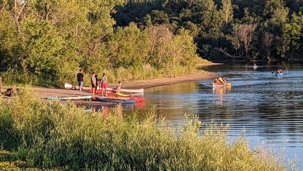 Launch/Boat Ramp for kayaks, canoes.