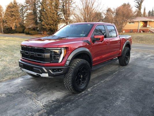 Ford Raptor with System X Crystal ceramic coating package.