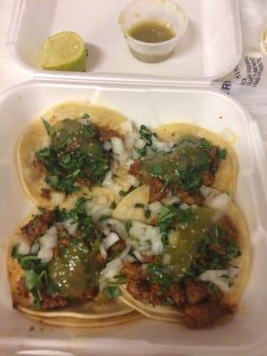 Al pastor tacos.