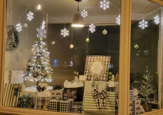 Christmas window display