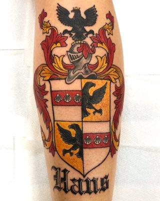 Color tattoo by josh