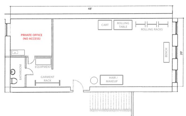 Tycoon Studio Floorplan