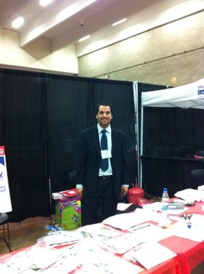 AT A CONVENTION PROMOTING RE/MAX