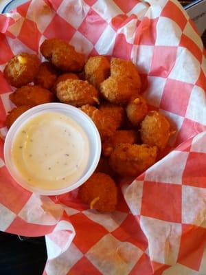 Fried cheese with ranch