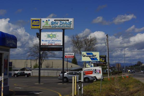 Located on Crater Lake Hwy. You can't miss us!