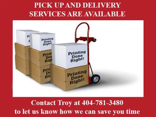 Pick Up & Delivery Services