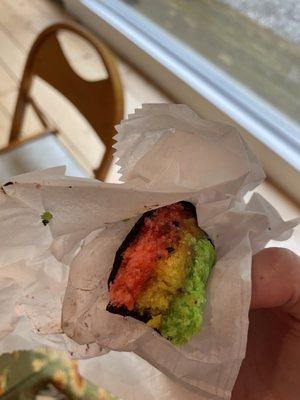 Delicious rainbow cookies!