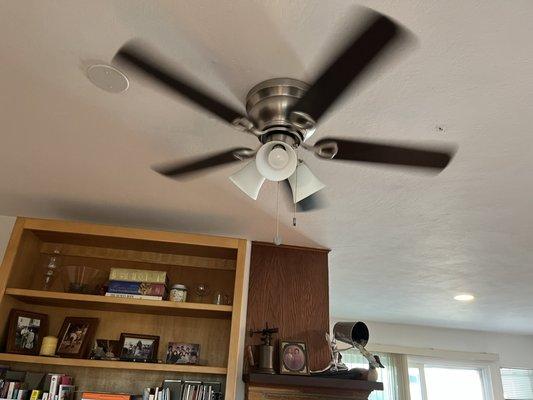 ceiling fan in time for hot summers