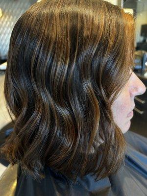 Dimensional brunette