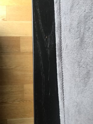 Scratched bed frame