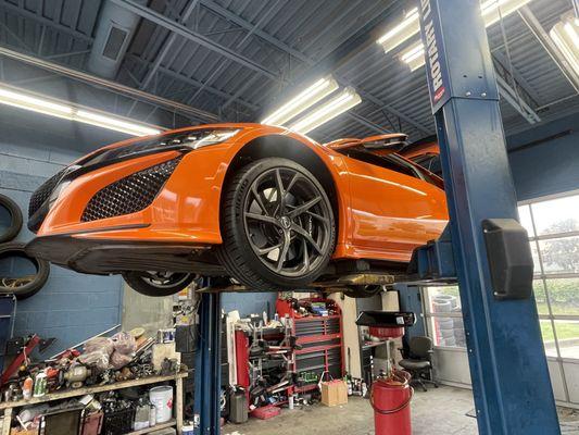 2019 Acura NSX Oil Change