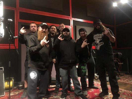 It doesn't get more metal than this! KC metal comes together at the Origin sessions!