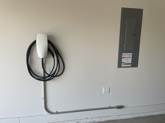 Tesla Wall Connector installed