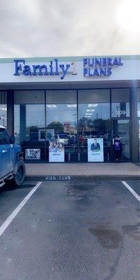 Family1 funeral plans. Our location