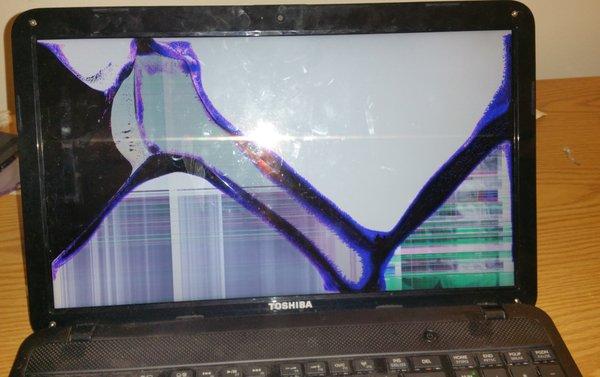 Does your Screen look like this? No problem we can fix this.