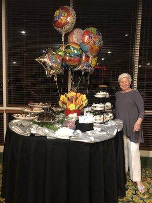 Birthday Party at The Regency
               Dessert Display