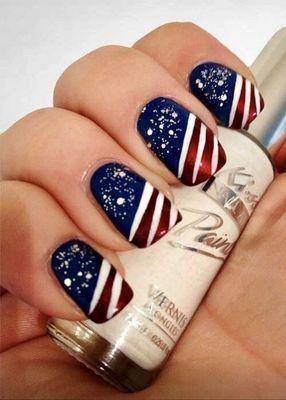 4th of July Nail designs