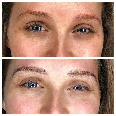 Before & After Microblading