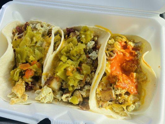 Tacos for breakfast!!!