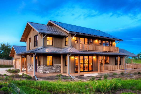 LEED Platinum 3,400 s.f.custom modern farmhouse - our first 'regenerative home'