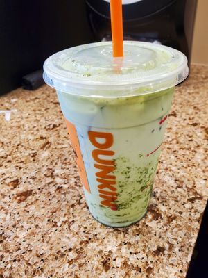 Iced matcha not mixed well