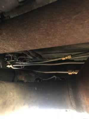 Ask on Google "Is it safe to use Compression Fittings on brake lines?"